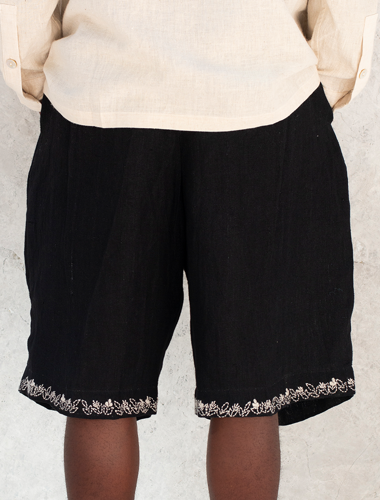 PLEATED SHORTS
