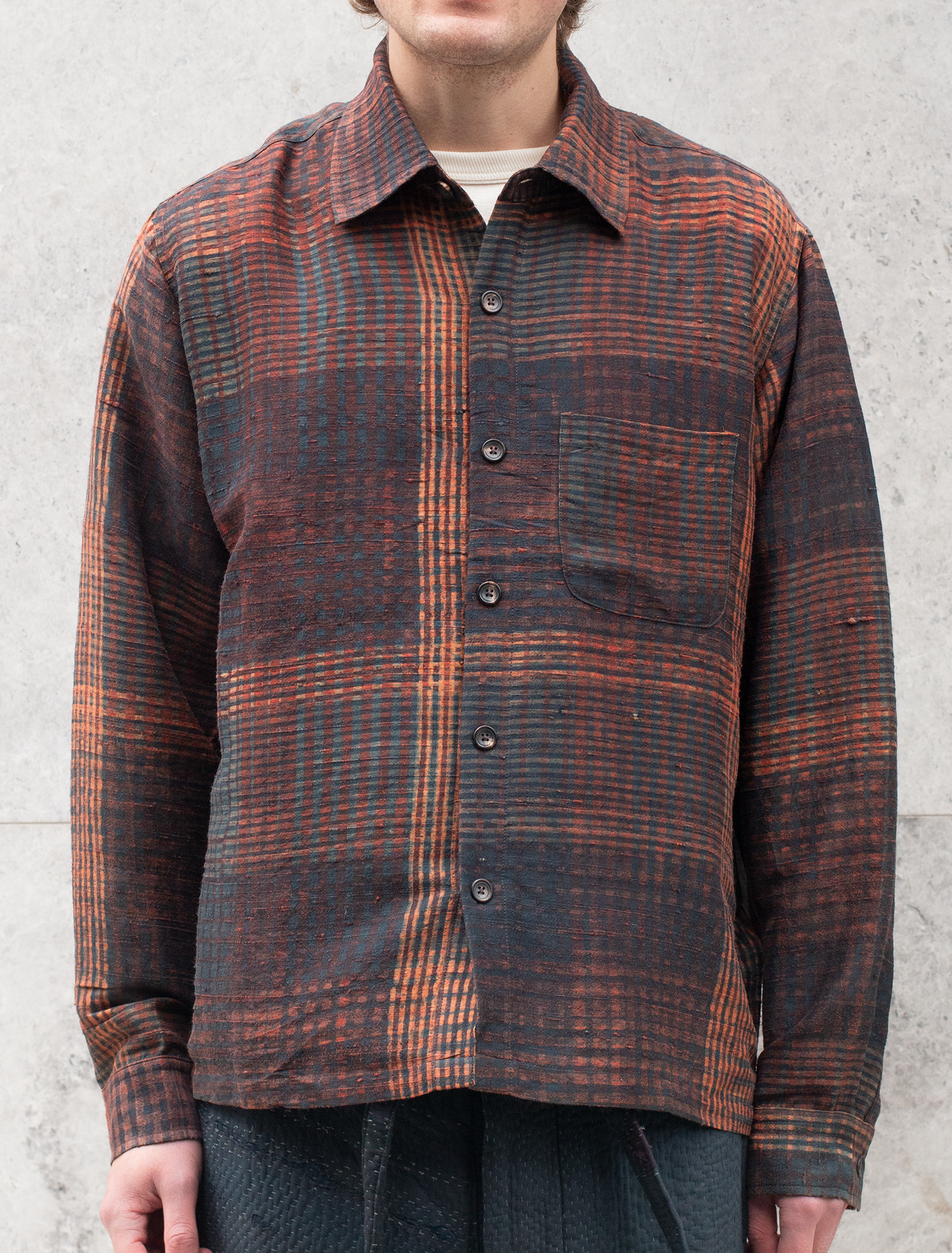 BLOCK PRINTED BOX SHIRT