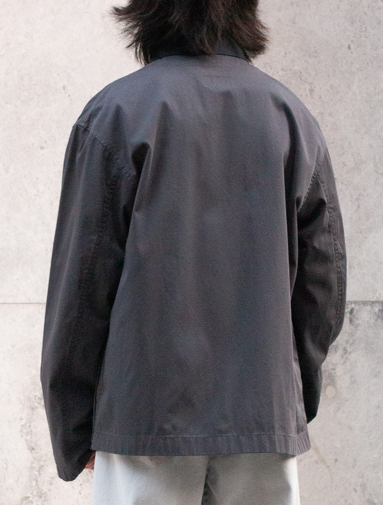 COLLARLESS OVERSHIRT