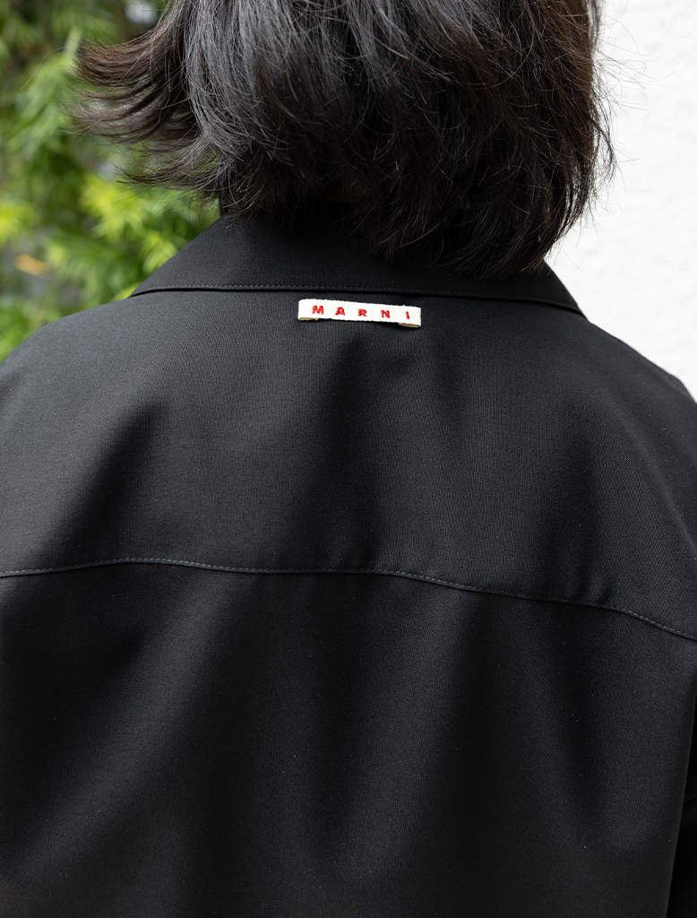 TROPICAL WOOL SS SHIRT