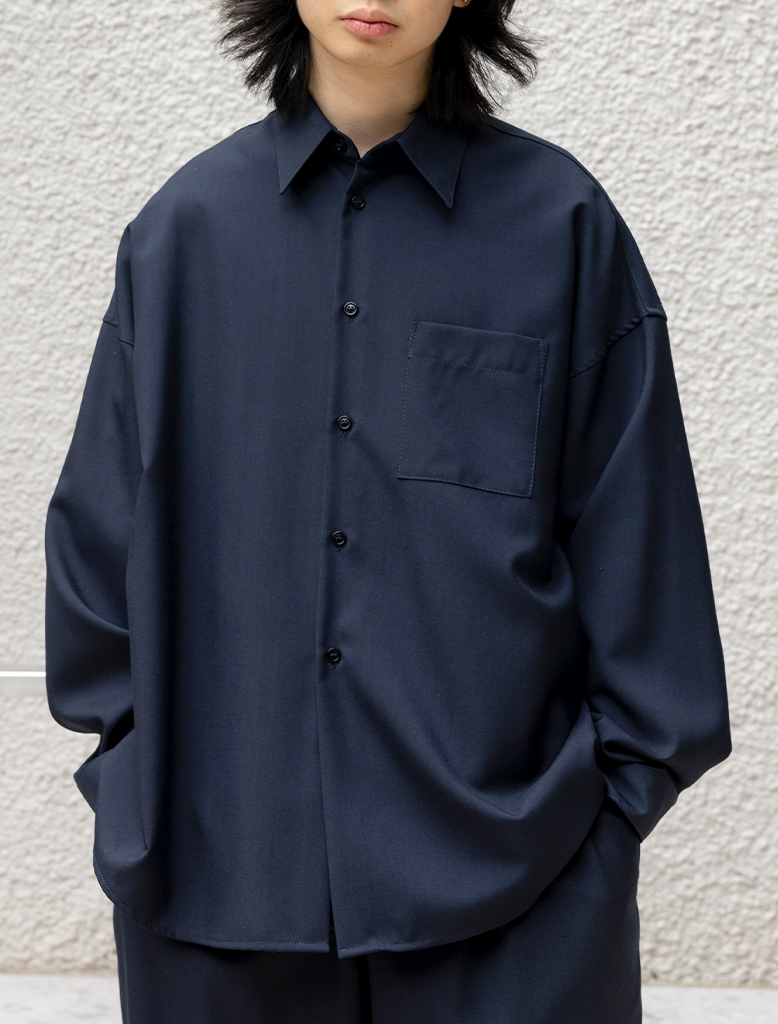 TROPICAL WOOL OVERSHIRT