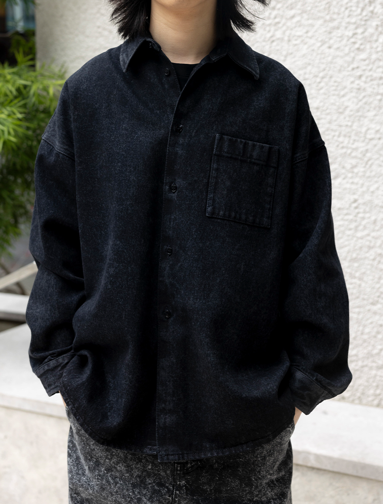 DENIM OVERSHIRT