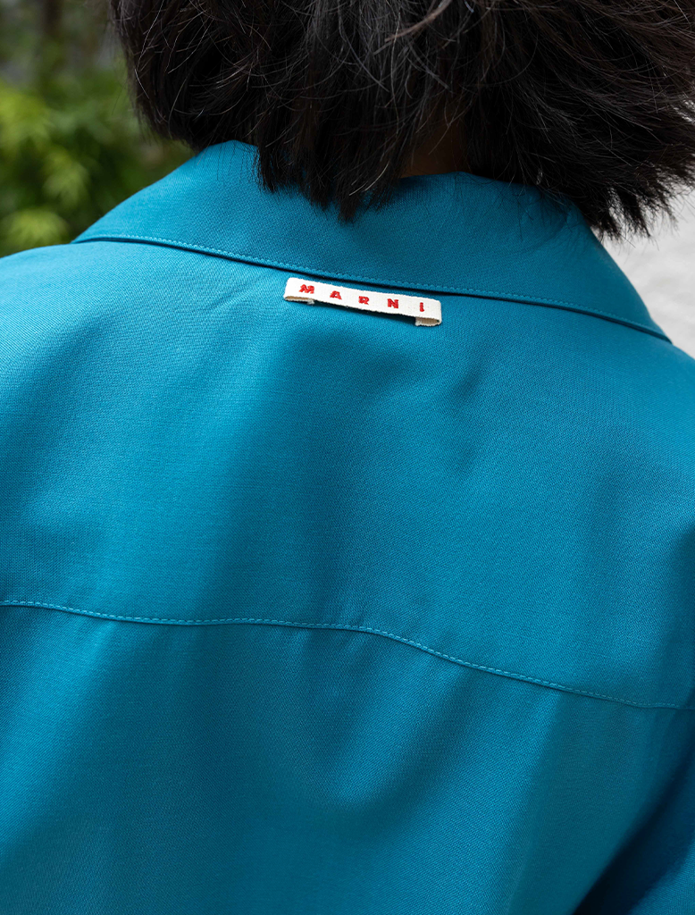 TROPICAL WOOL SS SHIRT