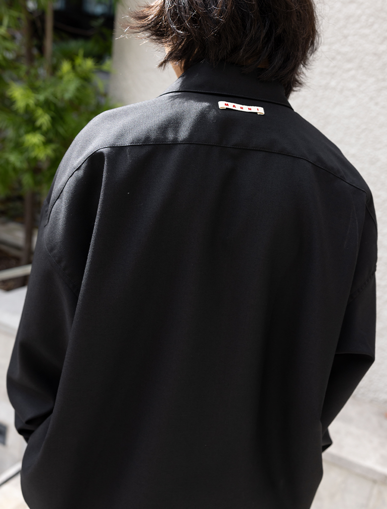 TROPICAL WOOL OVERSHIRT