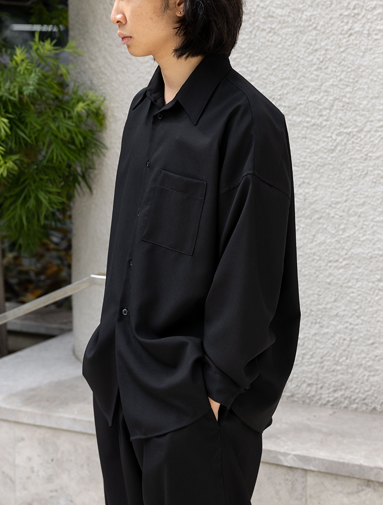 TROPICAL WOOL OVERSHIRT