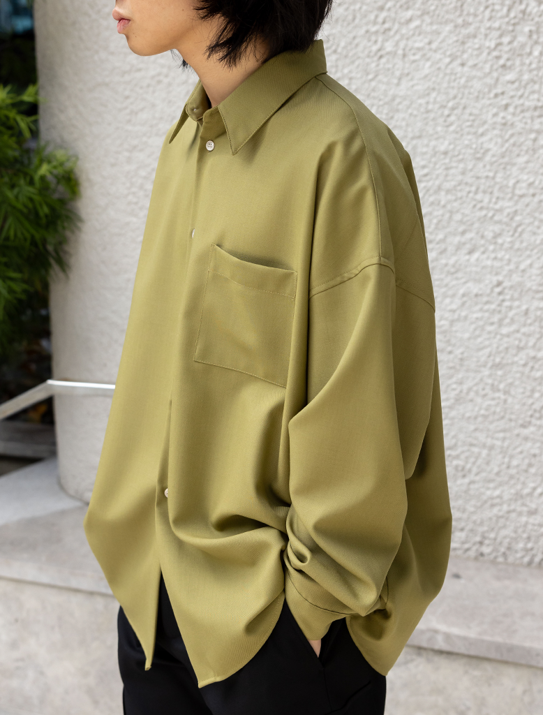 TROPICAL WOOL OVERSHIRT