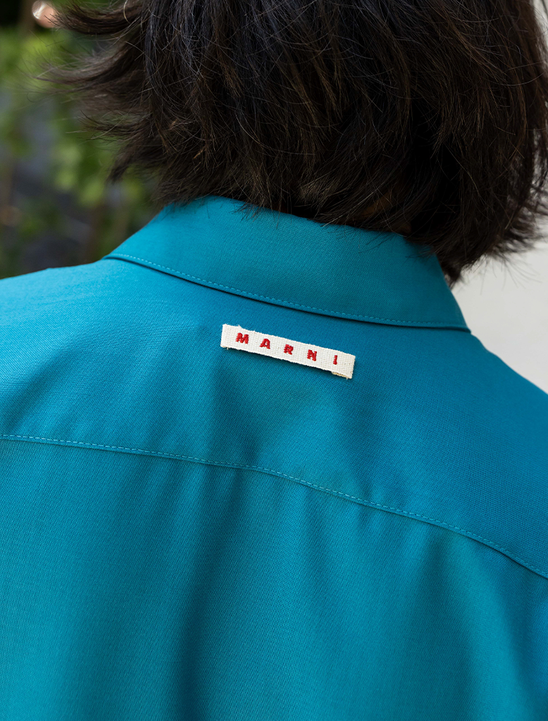 TROPICAL WOOL OVERSHIRT