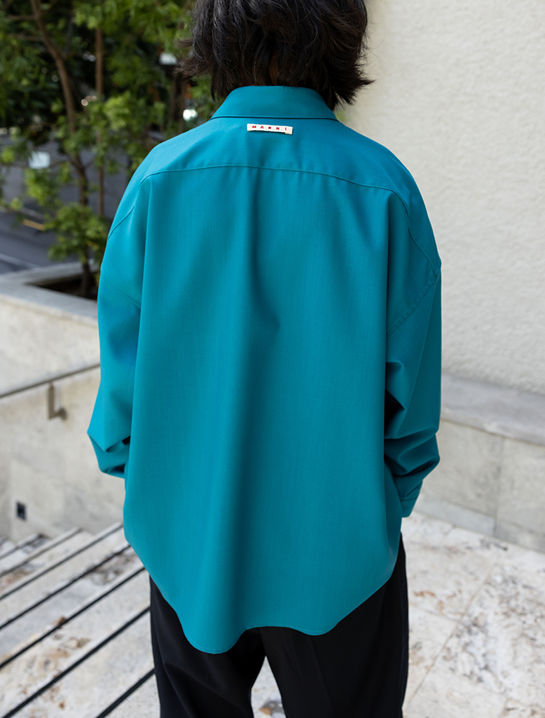 TROPICAL WOOL OVERSHIRT