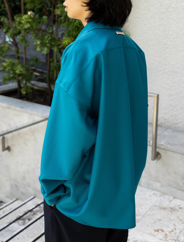 TROPICAL WOOL OVERSHIRT