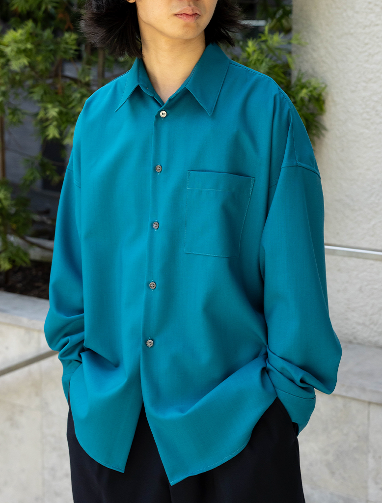 TROPICAL WOOL OVERSHIRT