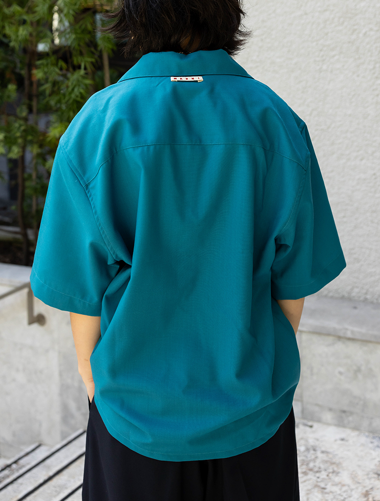 TROPICAL WOOL SS SHIRT