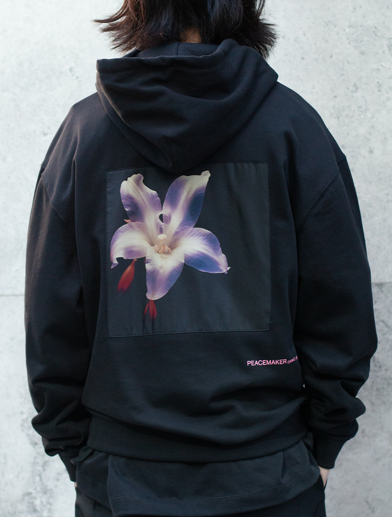 FLOWER LOOSE FIT HOODIE