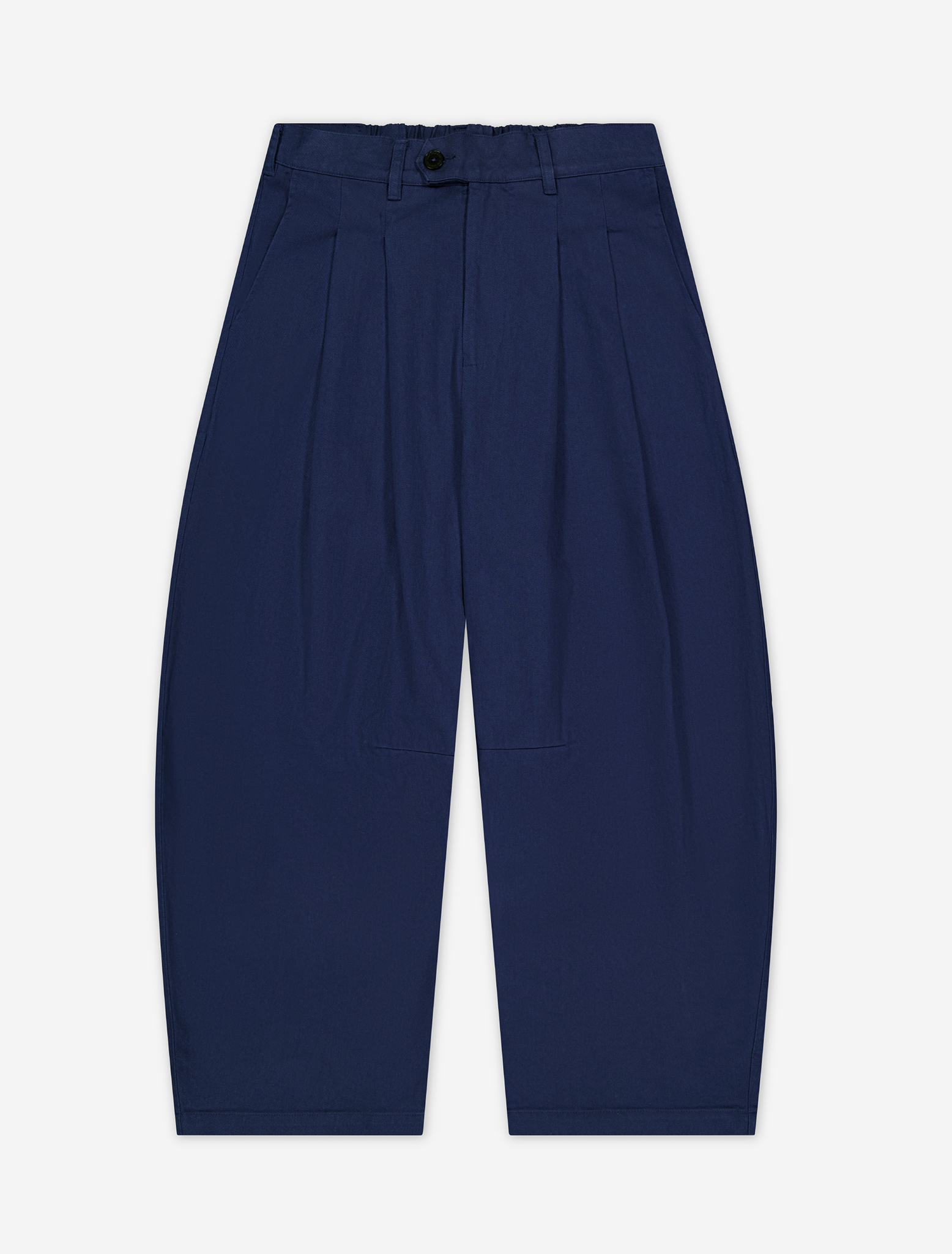 DART-KNEE PLEATED TROUSERS