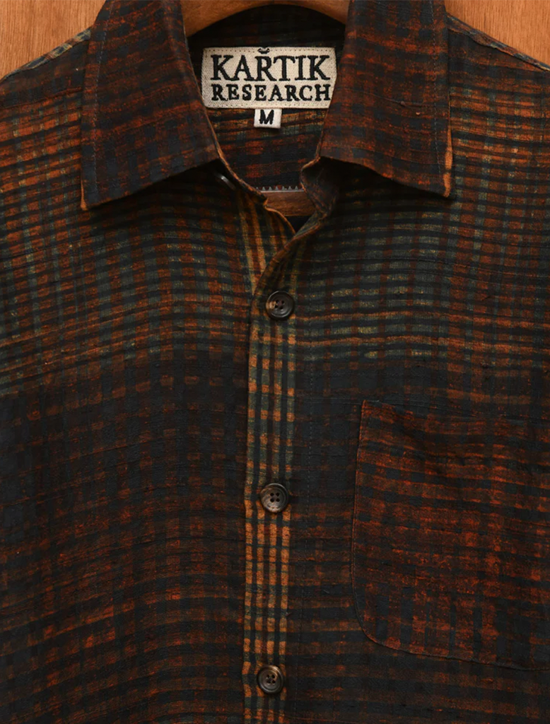 BLOCK PRINTED BOX SHIRT