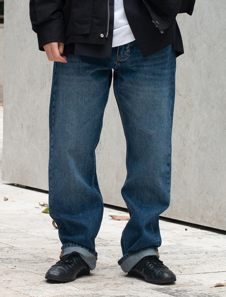 RISO WASHED DENIM JEANS