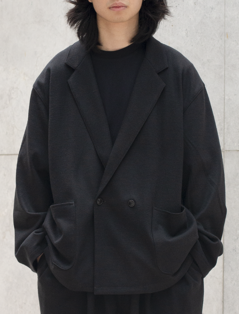 WOOL JERSEY BLAZER