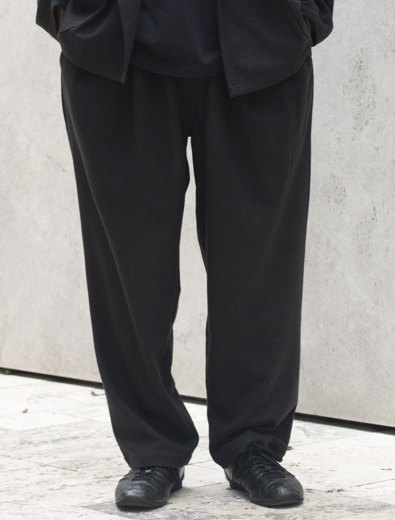 WOOL JERSEY 2 TUCK PANT