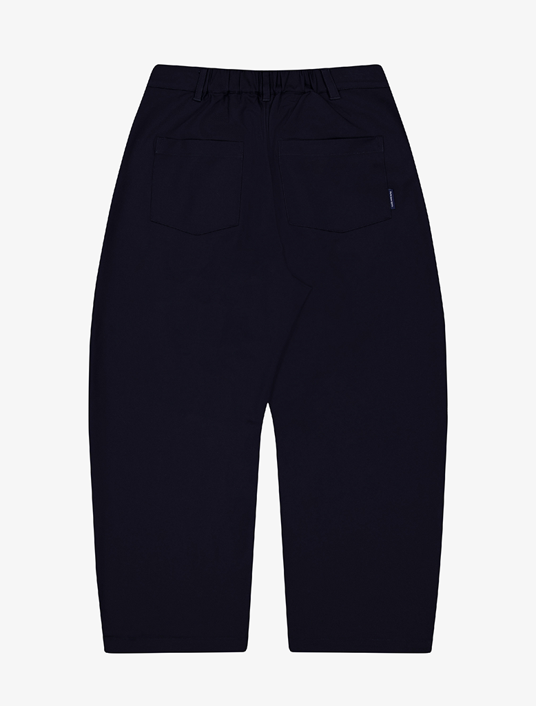 DART-KNEE PLEATED TROUSERS