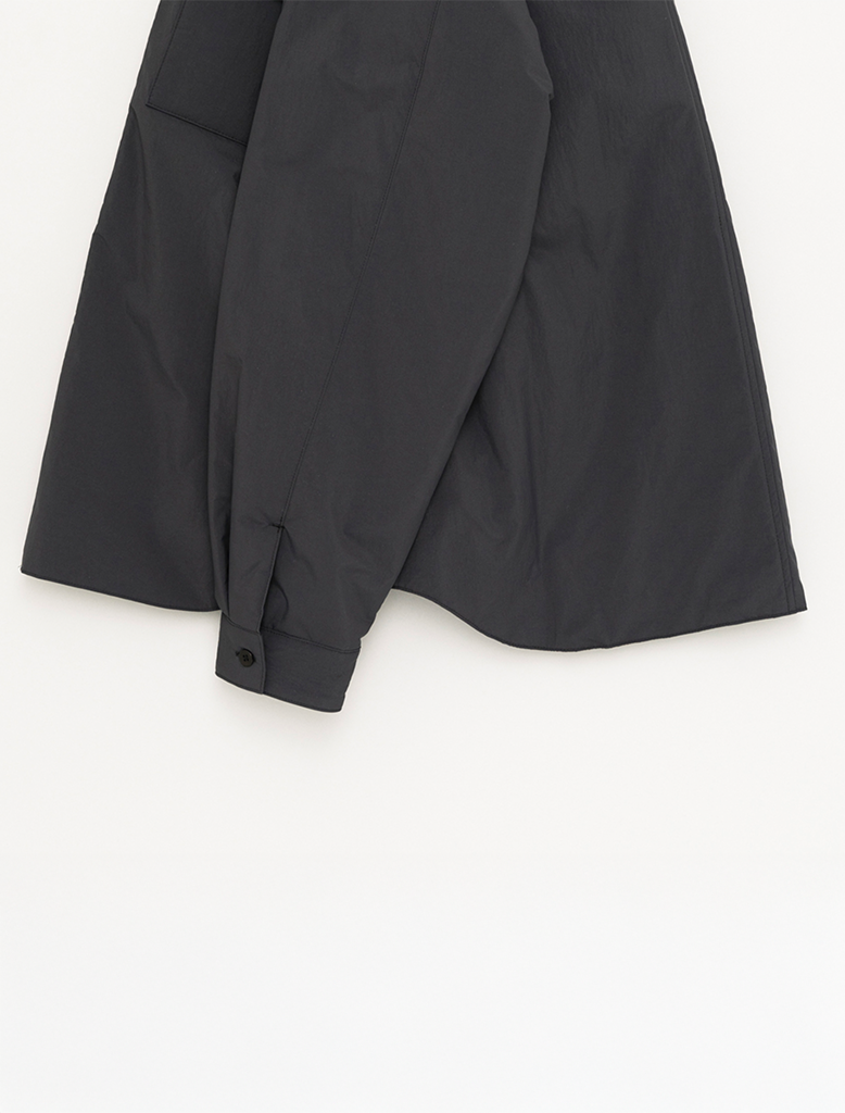 BAND COLLAR PADDED SHIRT