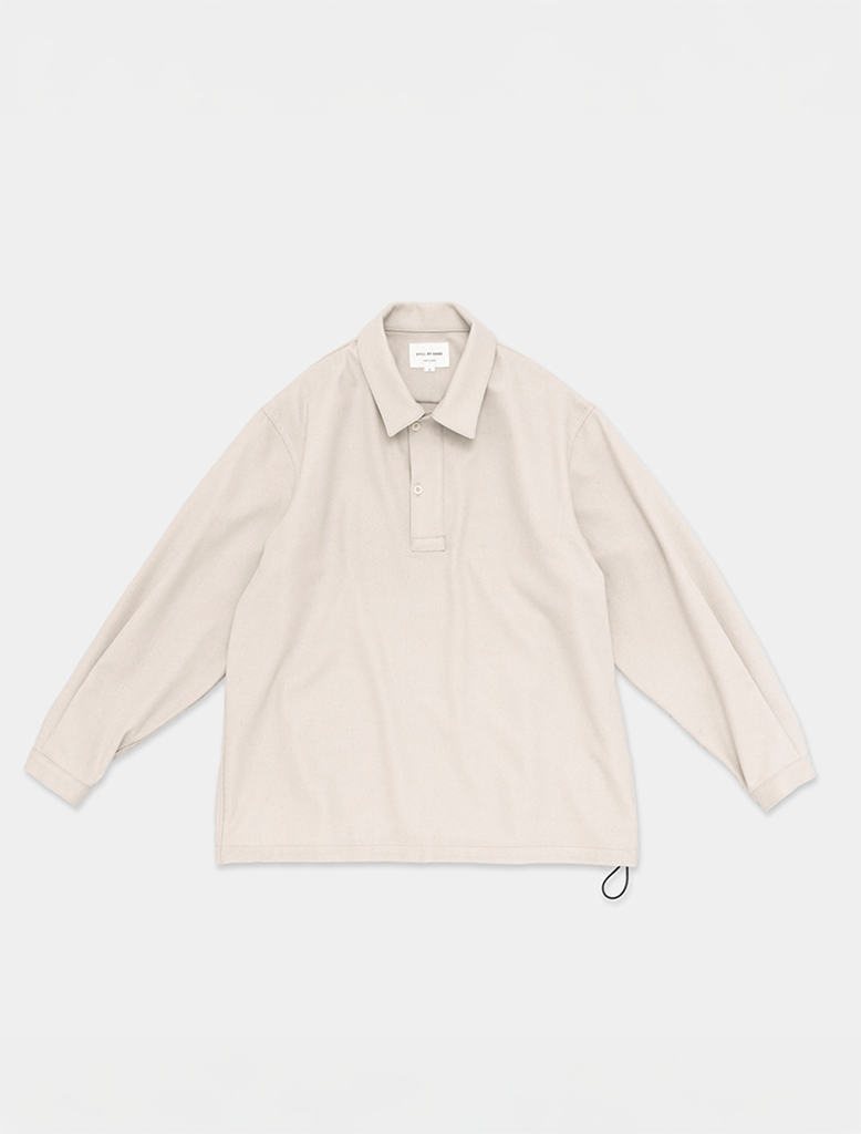 LONG SLEEVE WOOL POLO