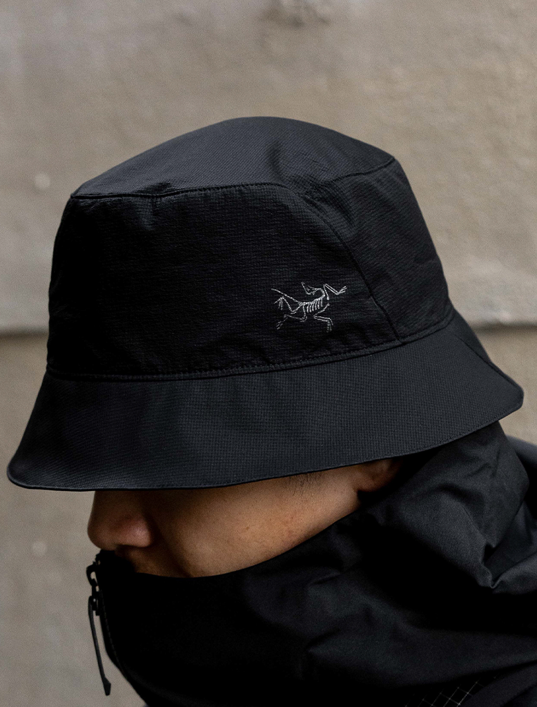 Aerios Bucket Hat ブラック アークテリクス エアリオス Aerios Bucket Hat ブラック アークテリクス エアリオス