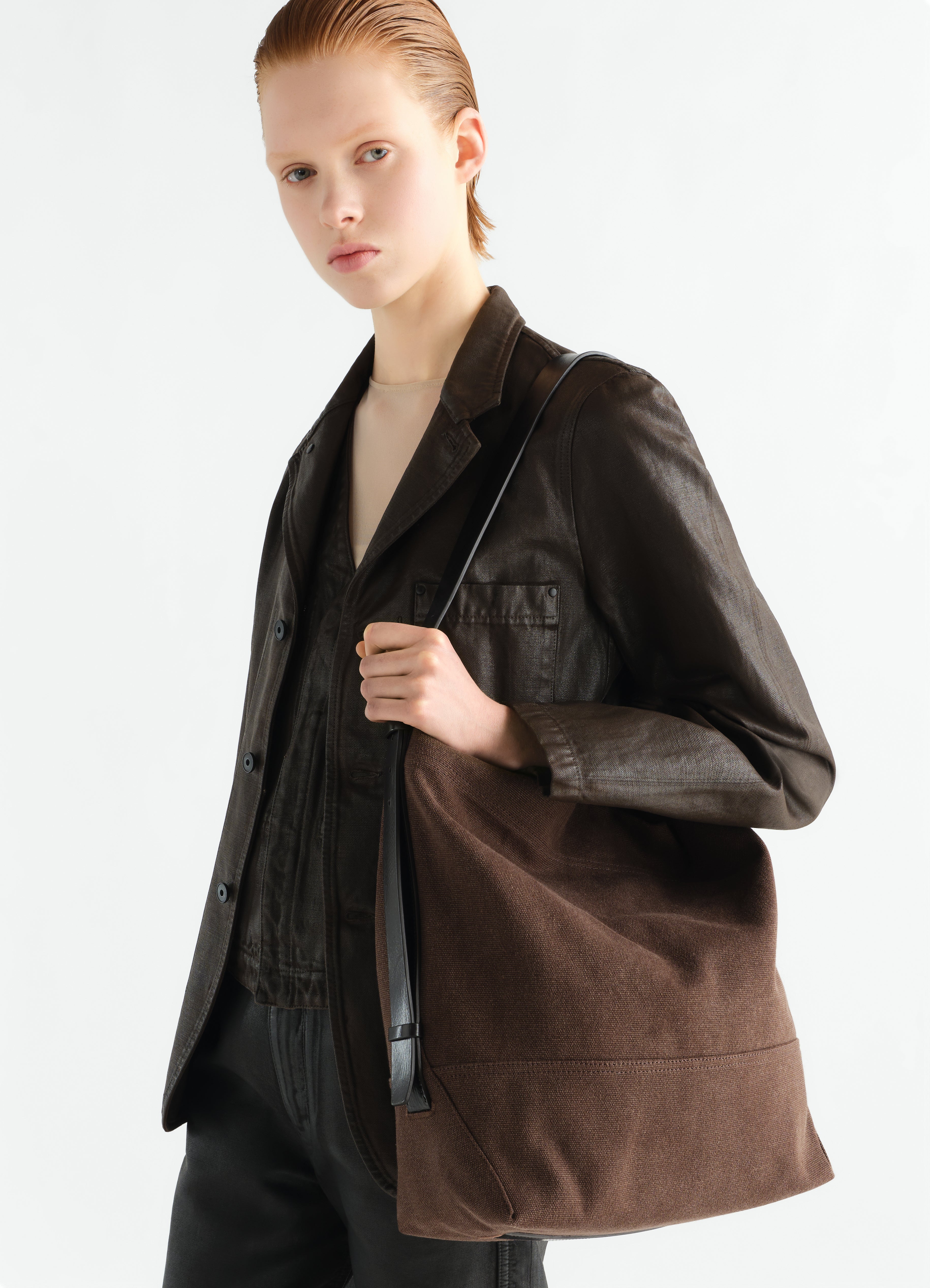 BELTED TOTE BAG