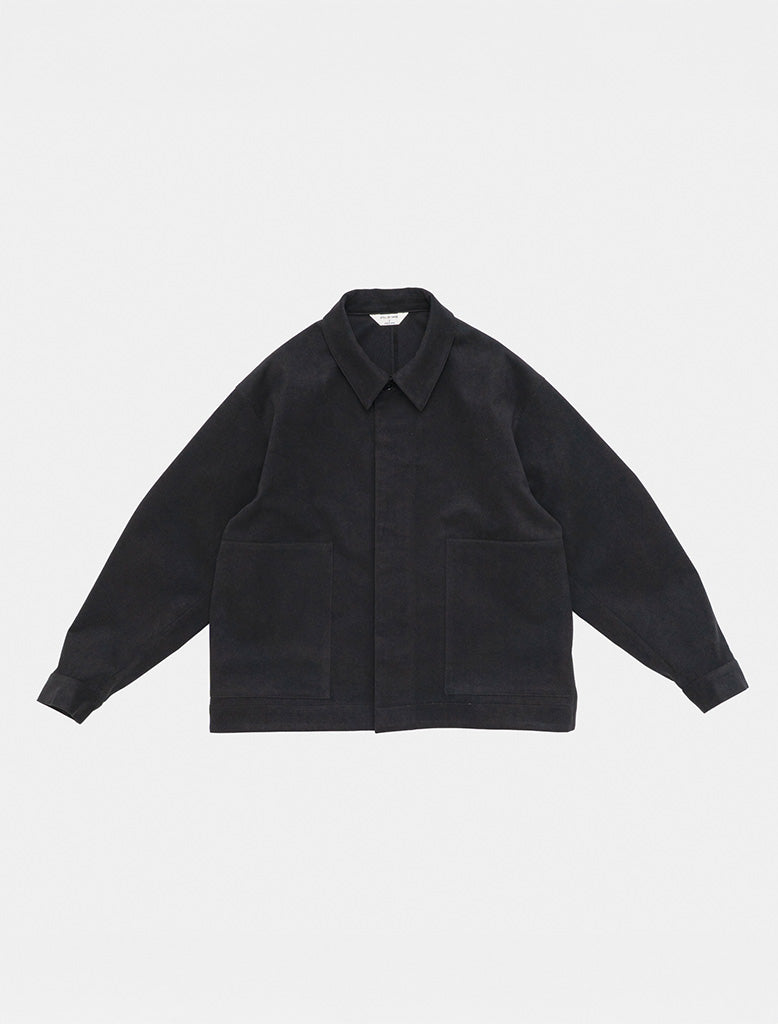 SYNTHETIC LEATHER SHORT BLOUSON