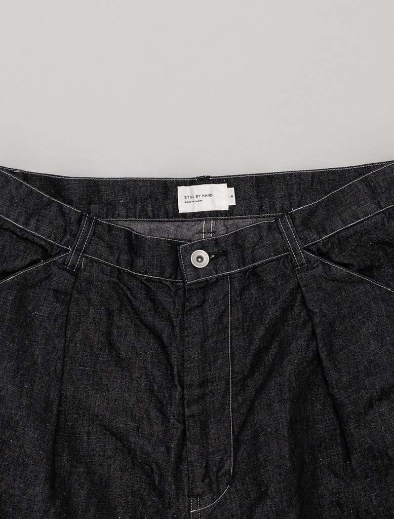 HEMP MIXED DENIM PANTS