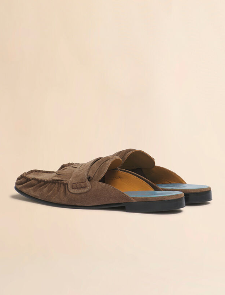 SUEDE SABOT