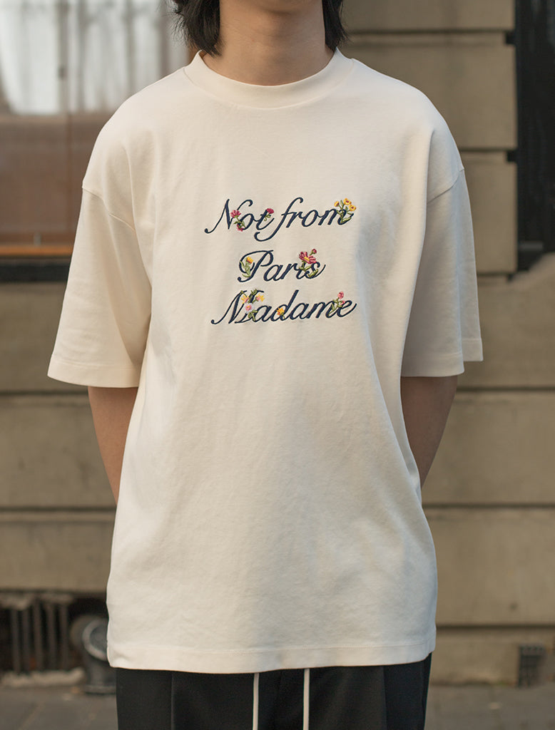 LE T-SHIRT SLOGAN Ã FLEURS