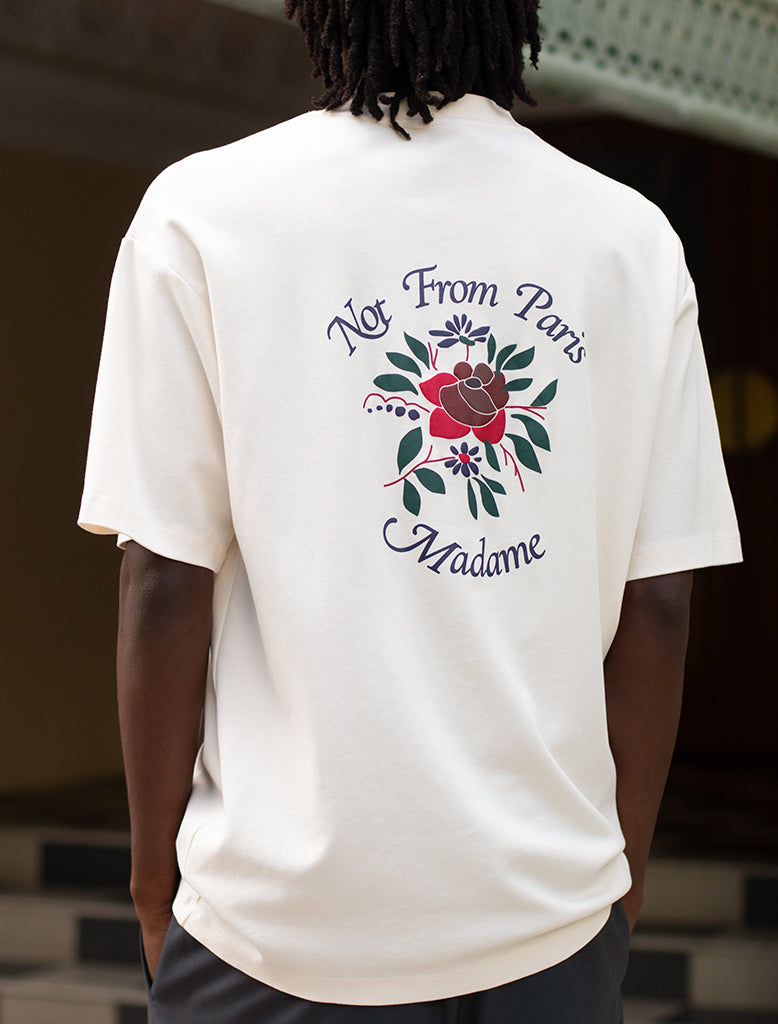 LE T-SHIRT SLOGAN FLEURS