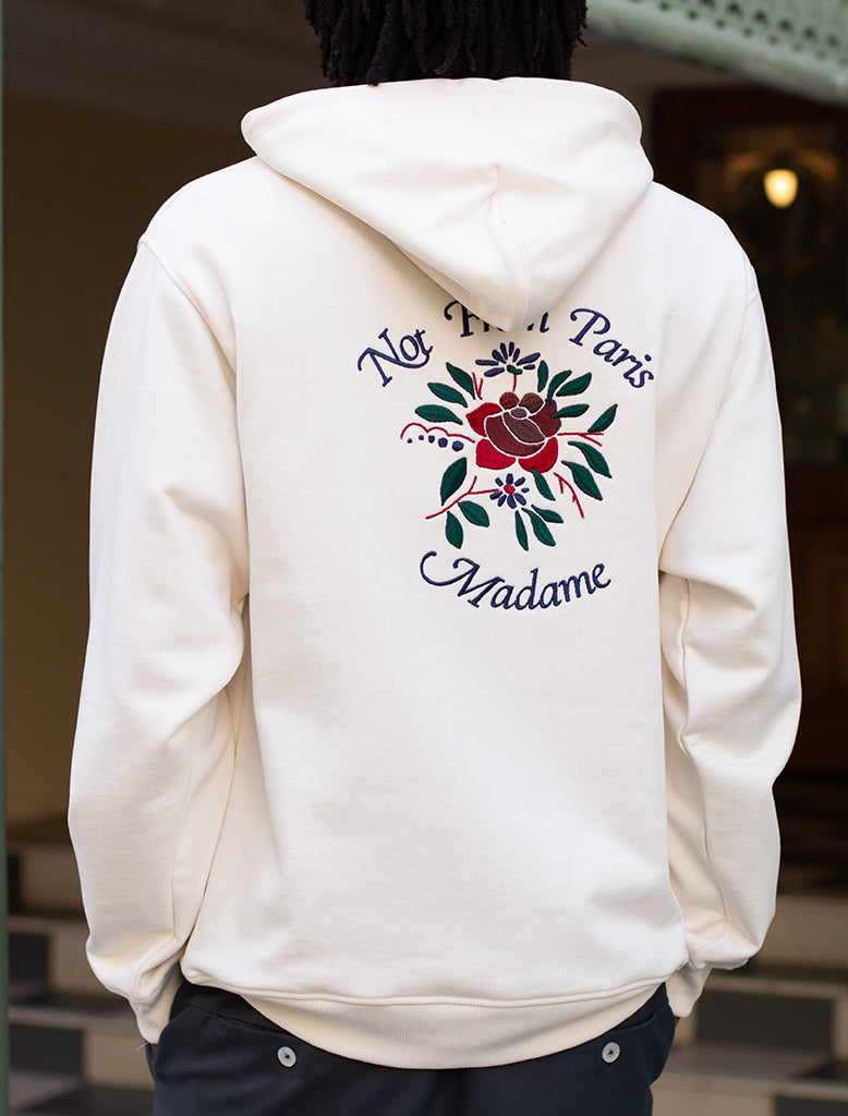 LE HOODIE SLOGAN FLEURS