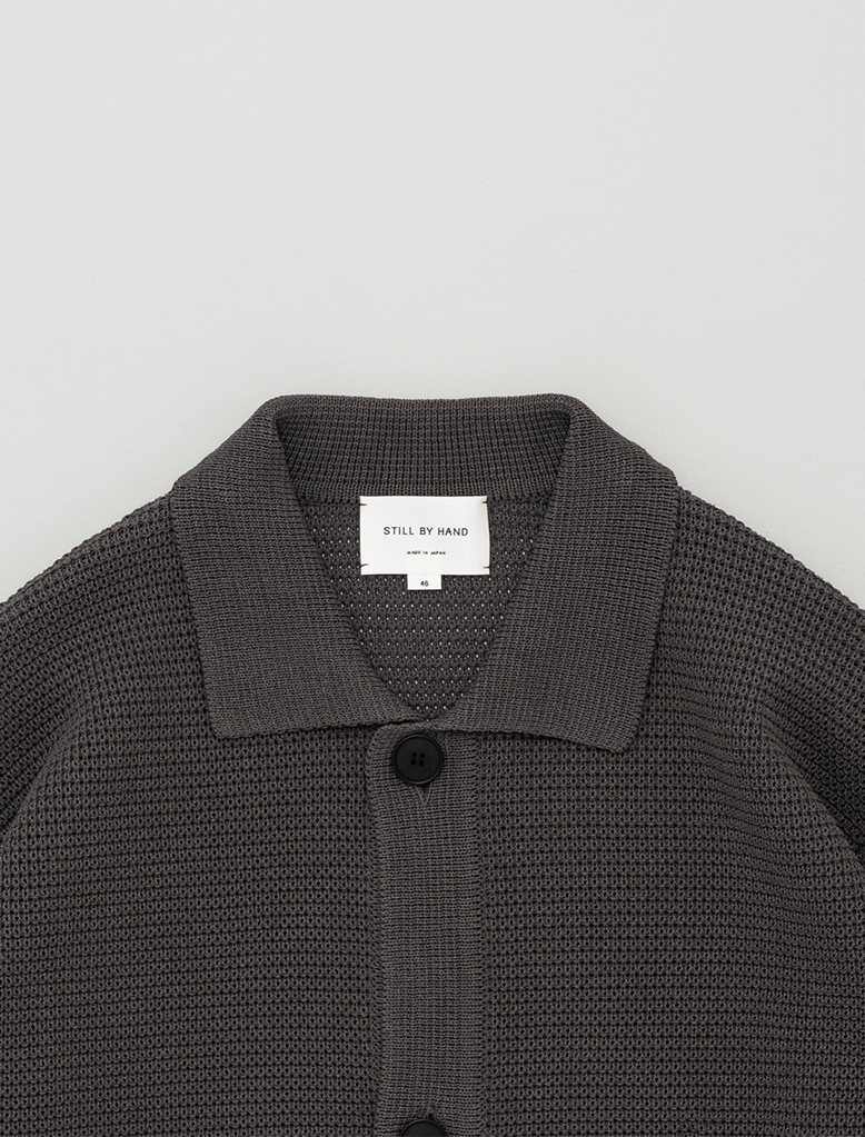 PAPER MIXED KNIT BLOUSON