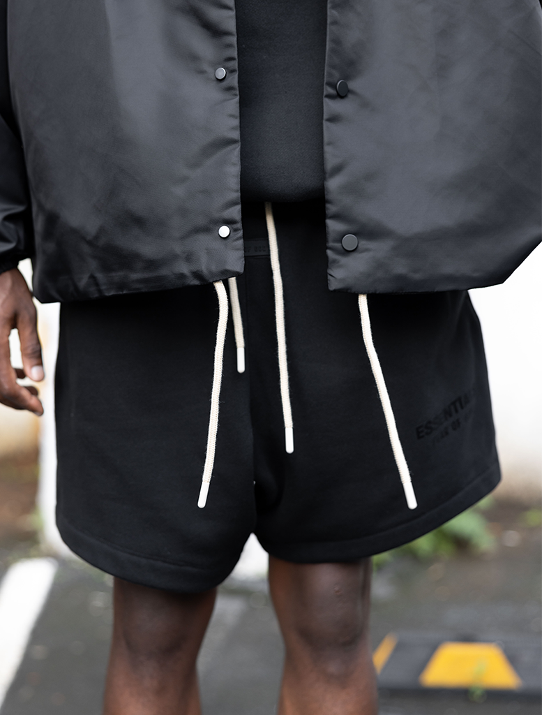 SWEAT SHORTS - JET BLACK