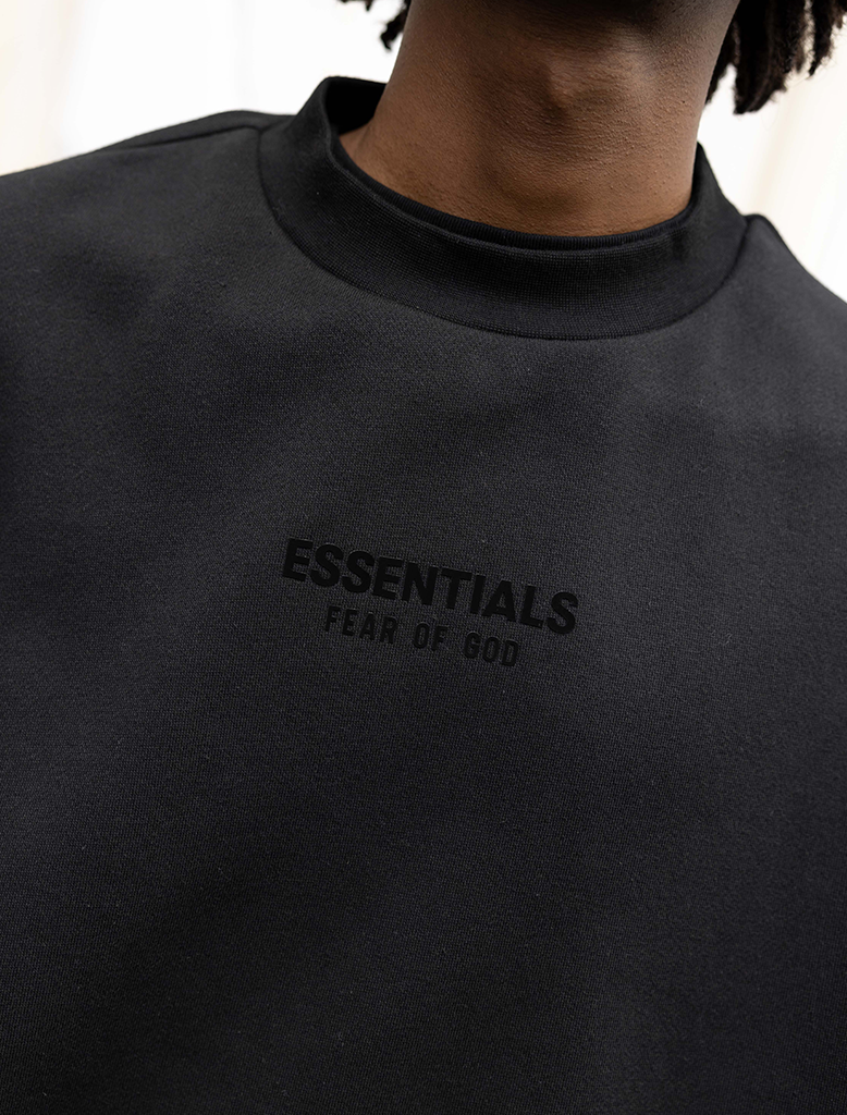 CREWNECK - JET BLACK