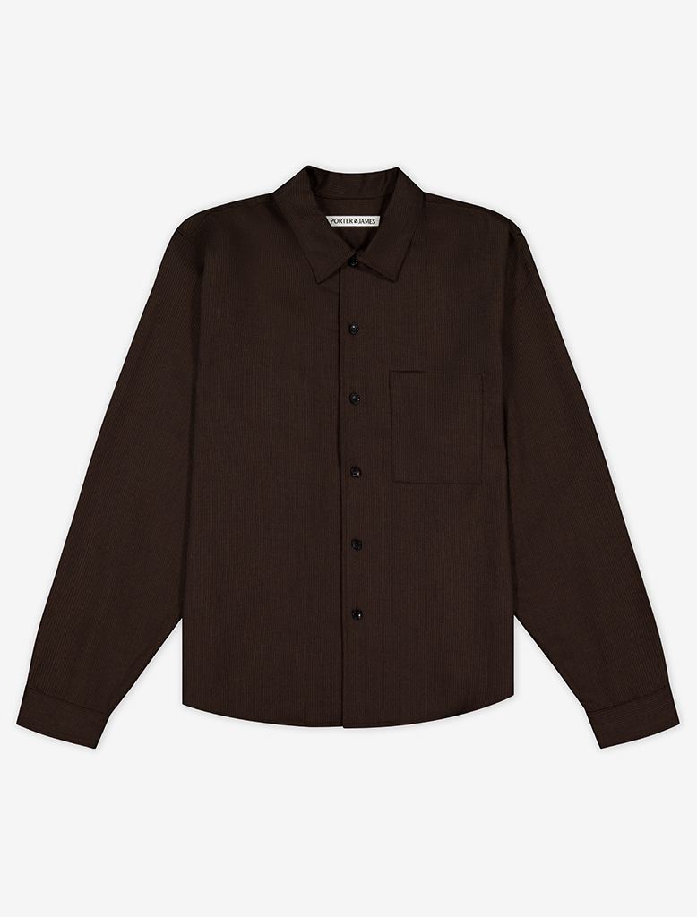 WOOL MANHATTAN SHIRT | Edit.