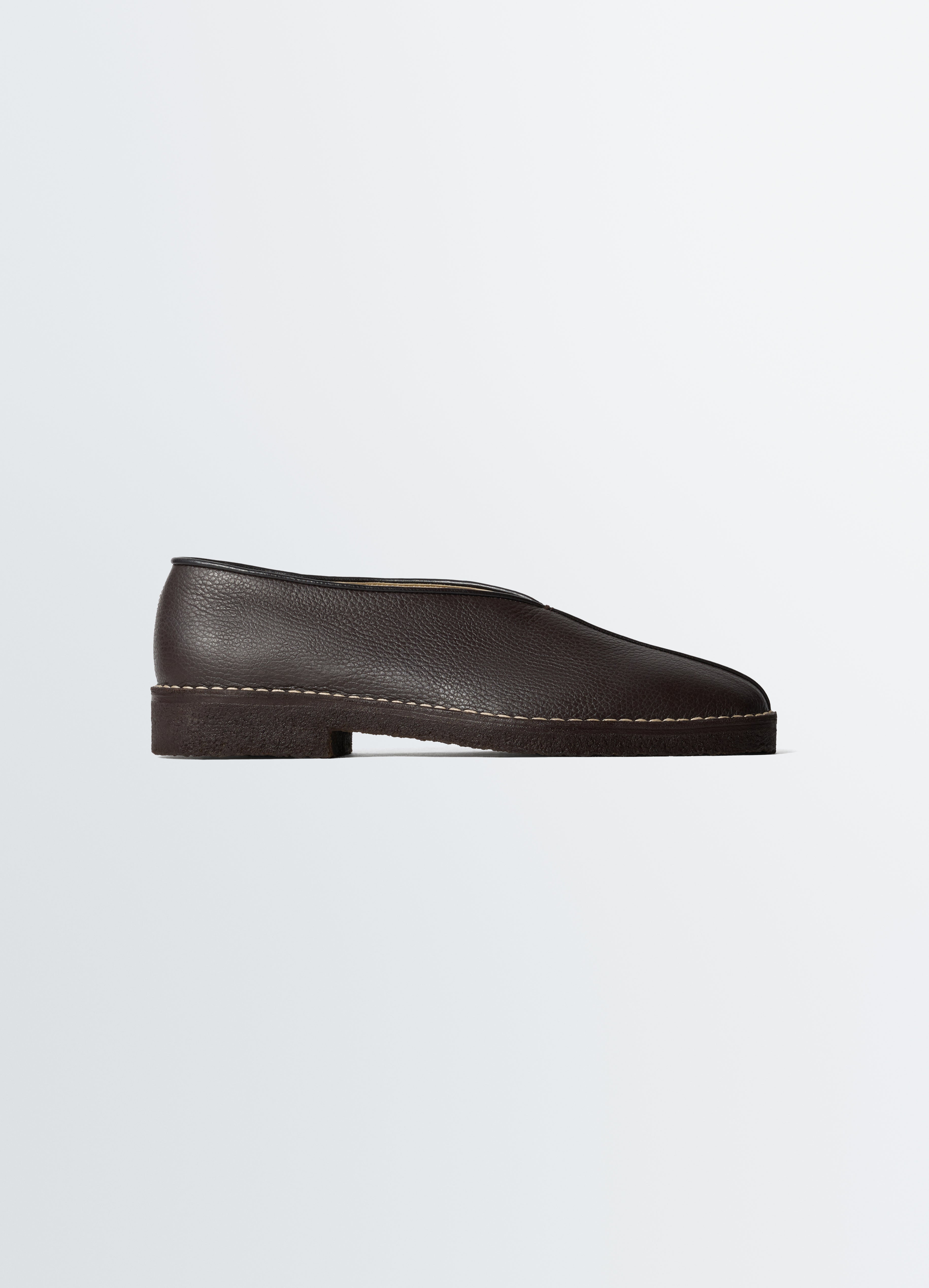 PIPED CREPE SLIPPERS