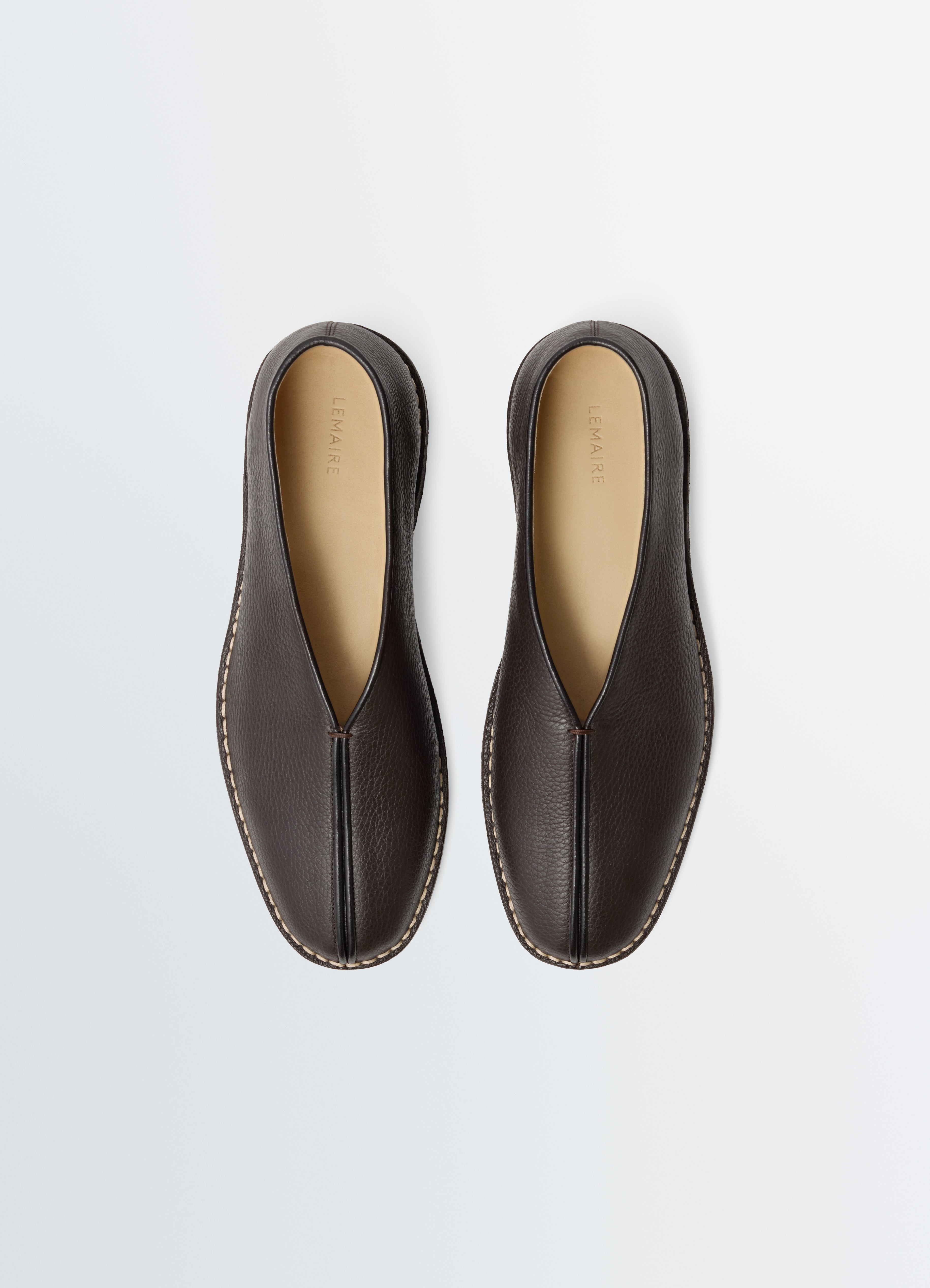 PIPED CREPE SLIPPERS