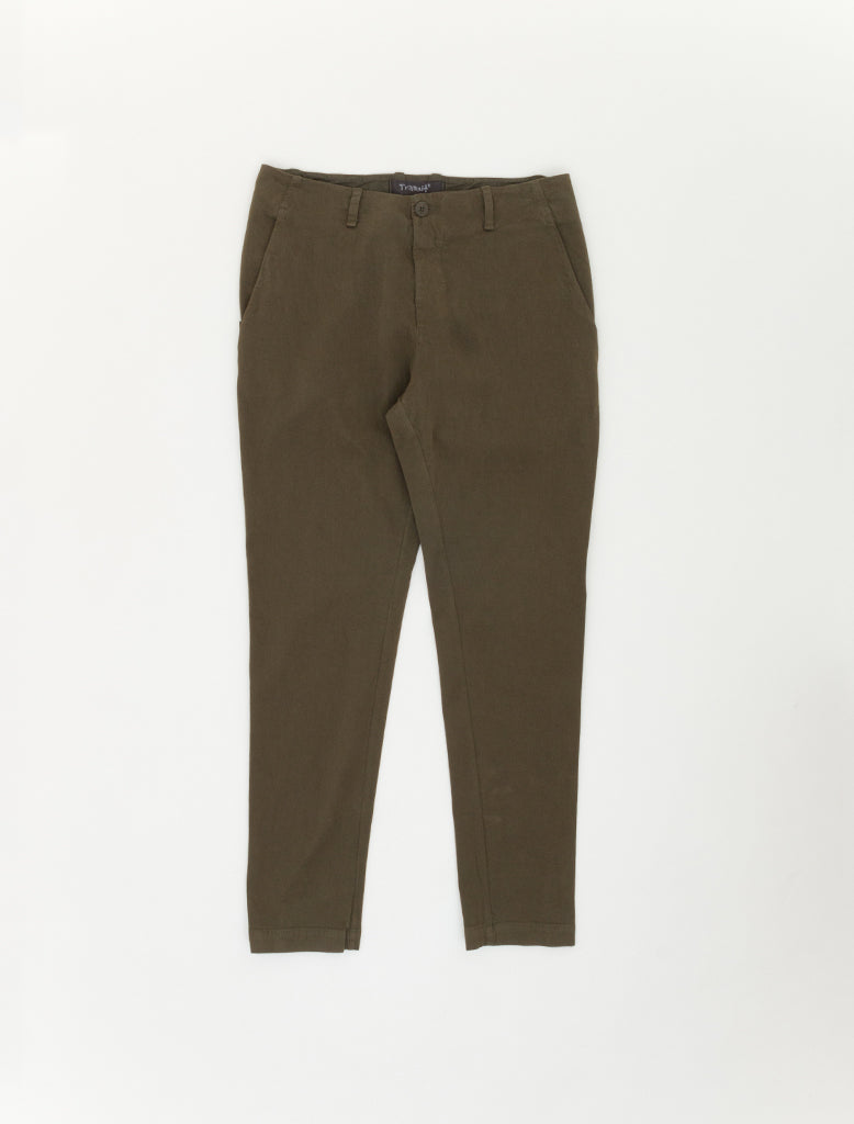 STRETCH COTTON / WOOL TROUSER - Oli