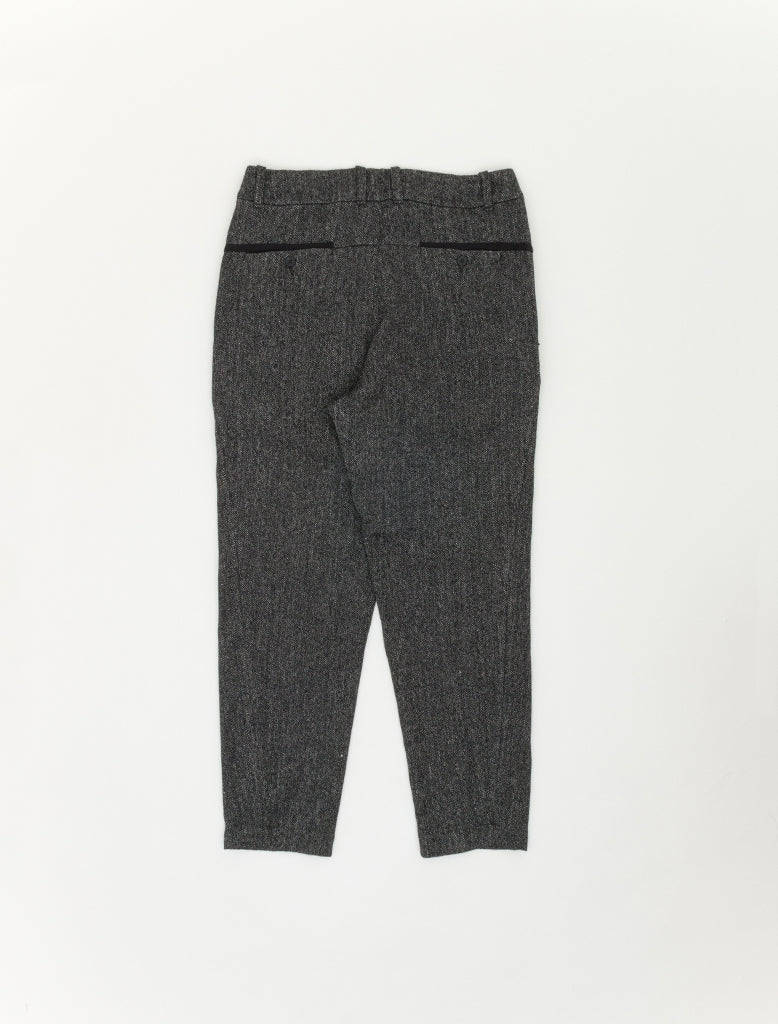 SINGLE PLEAT HERRINGBONE TROUSER