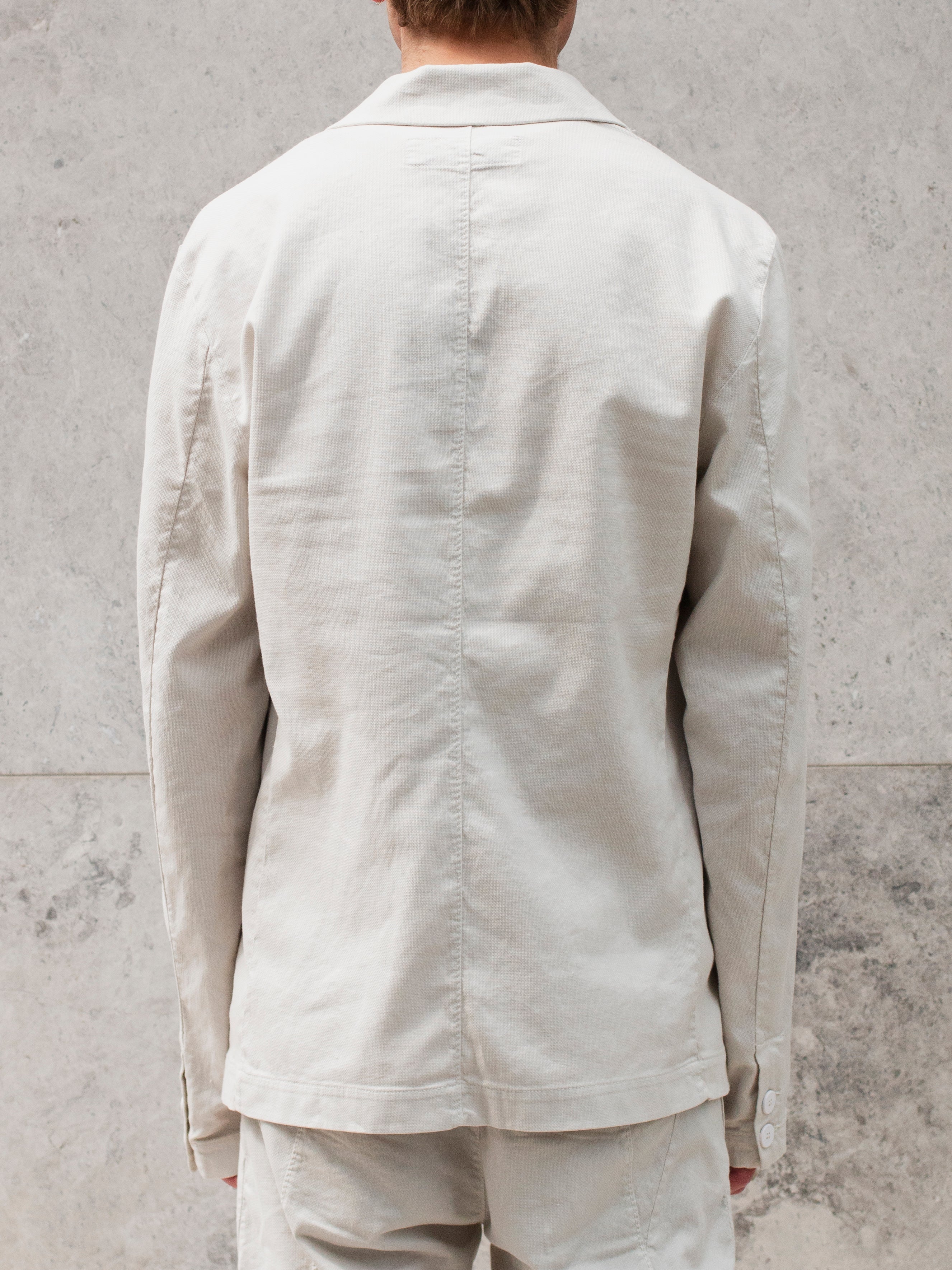 TEXTURED COTTON / LINEN  BLAZER