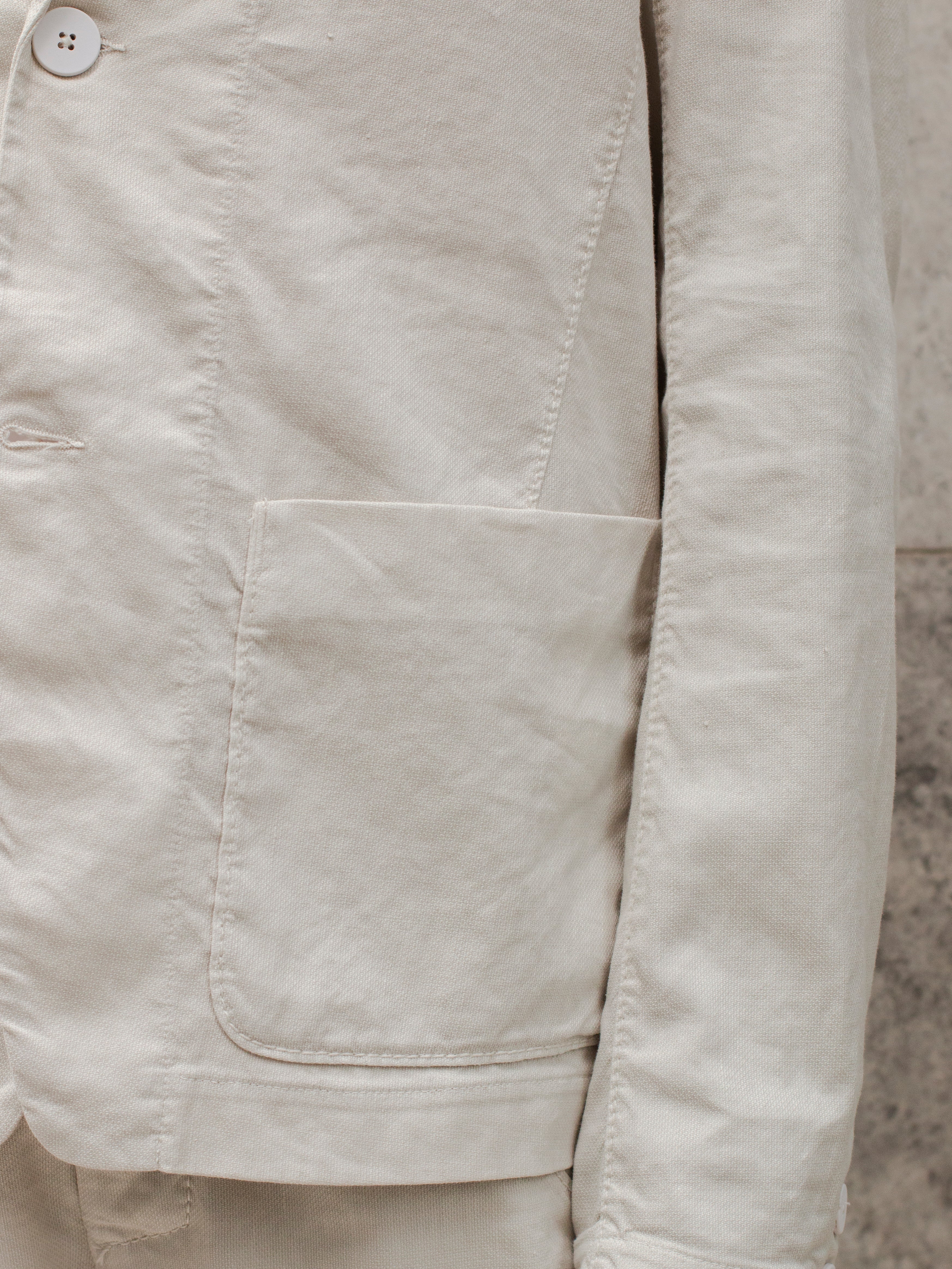 TEXTURED COTTON / LINEN  BLAZER