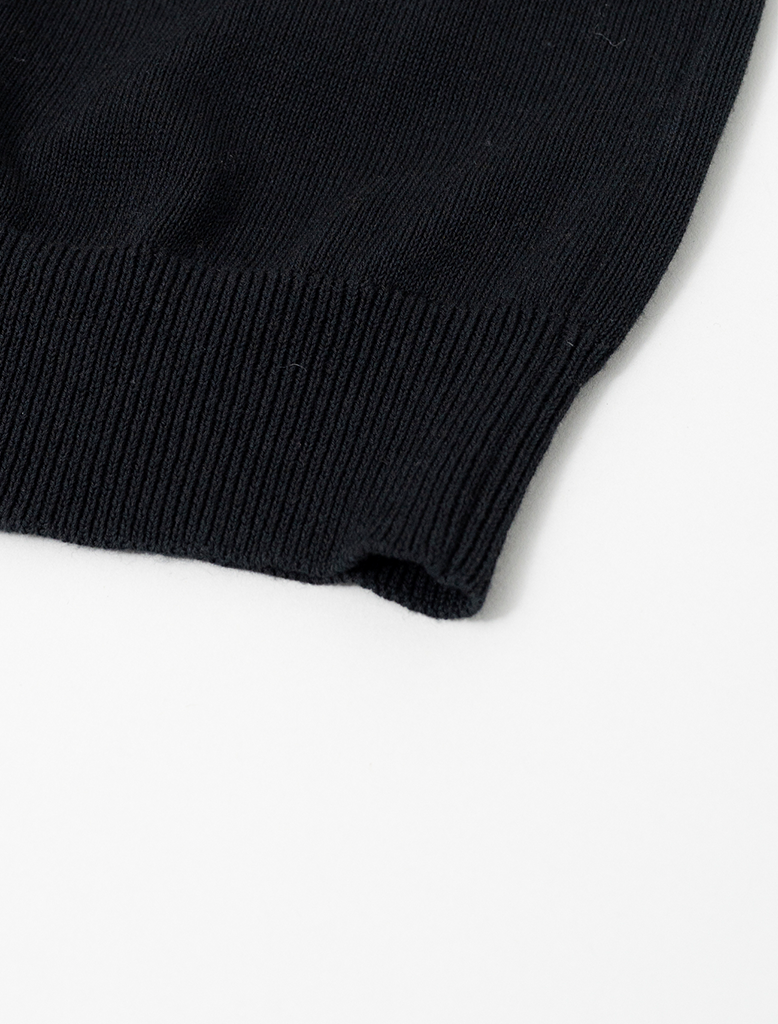 SILK MIX KNITTED POLO