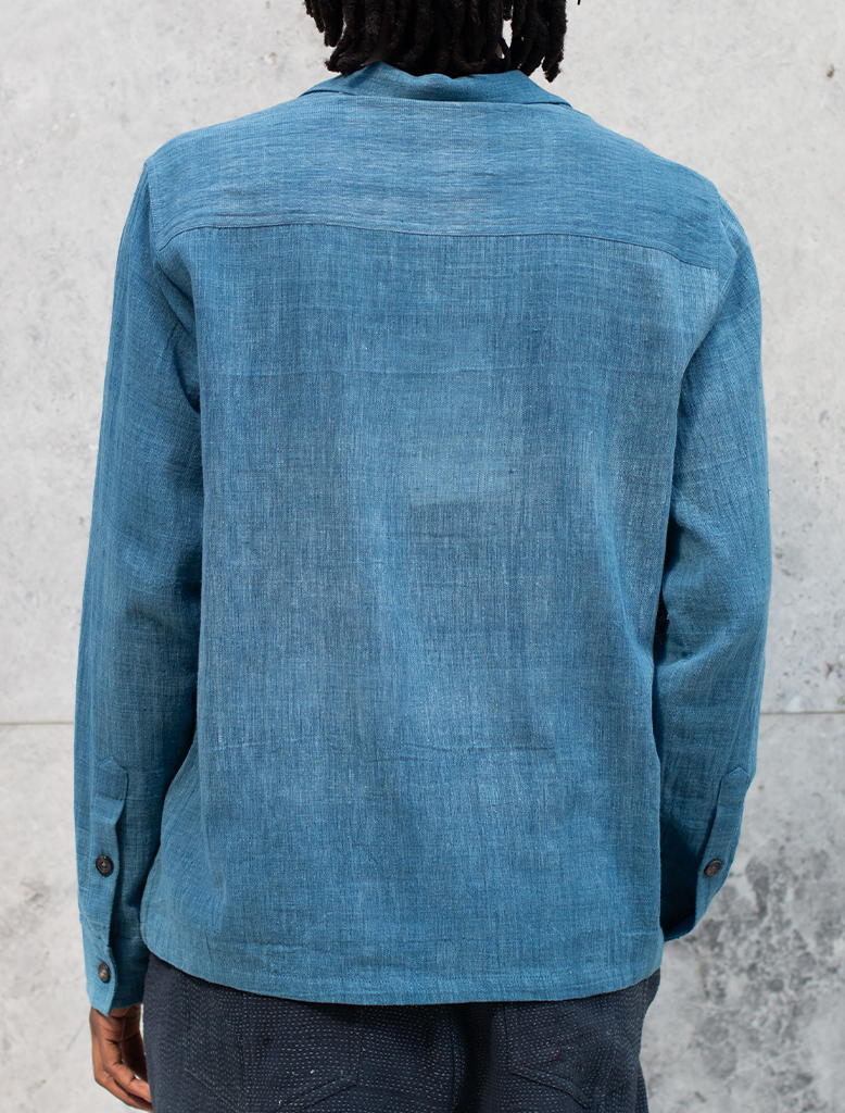 CAMP COLLAR SHIRT INDIGO