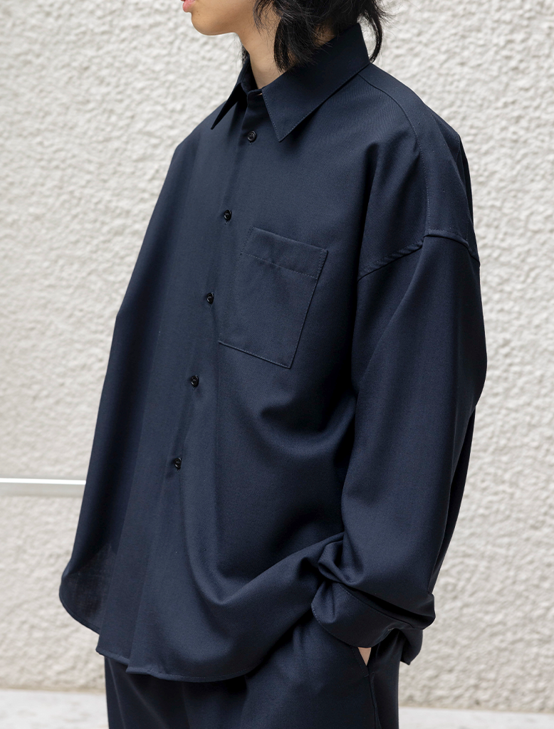 TROPICAL WOOL OVERSHIRT