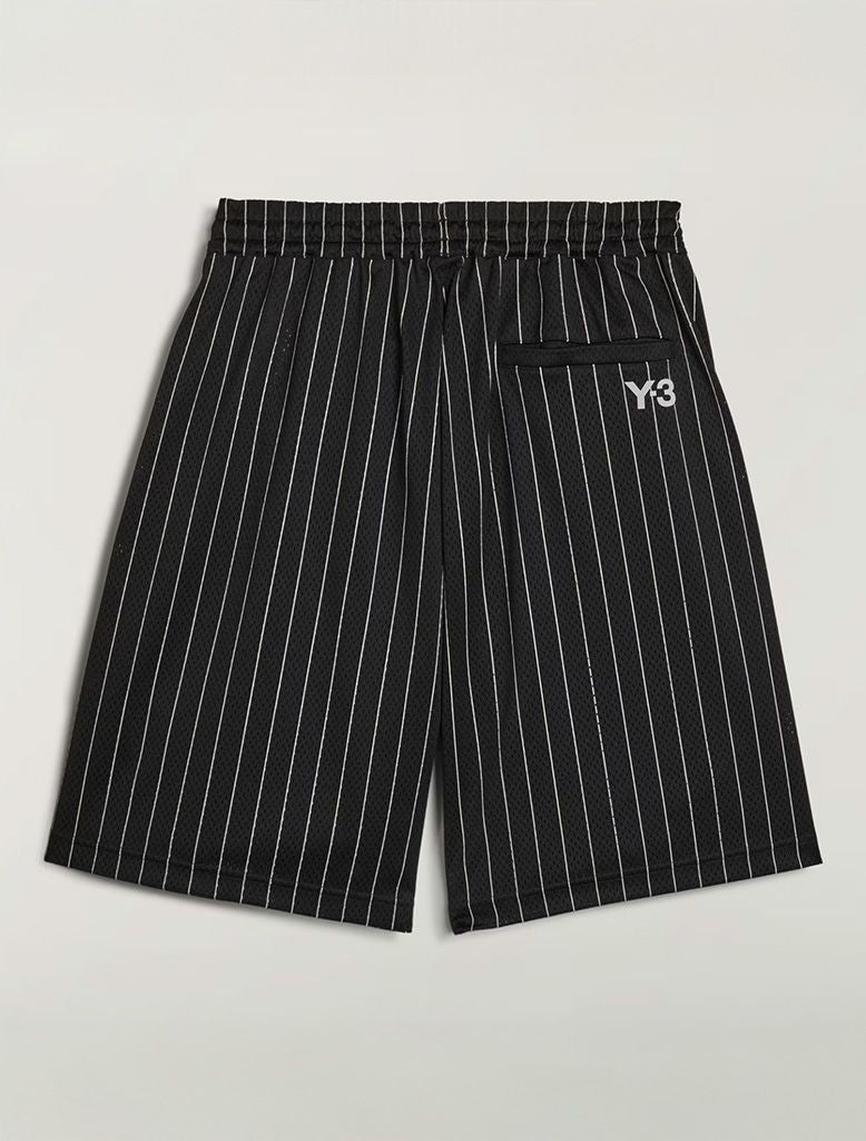 MESH PINSTRIPE SHORTS