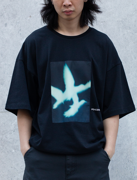 DARK FLOWER SS T-SHIRT - Blk | Edit.