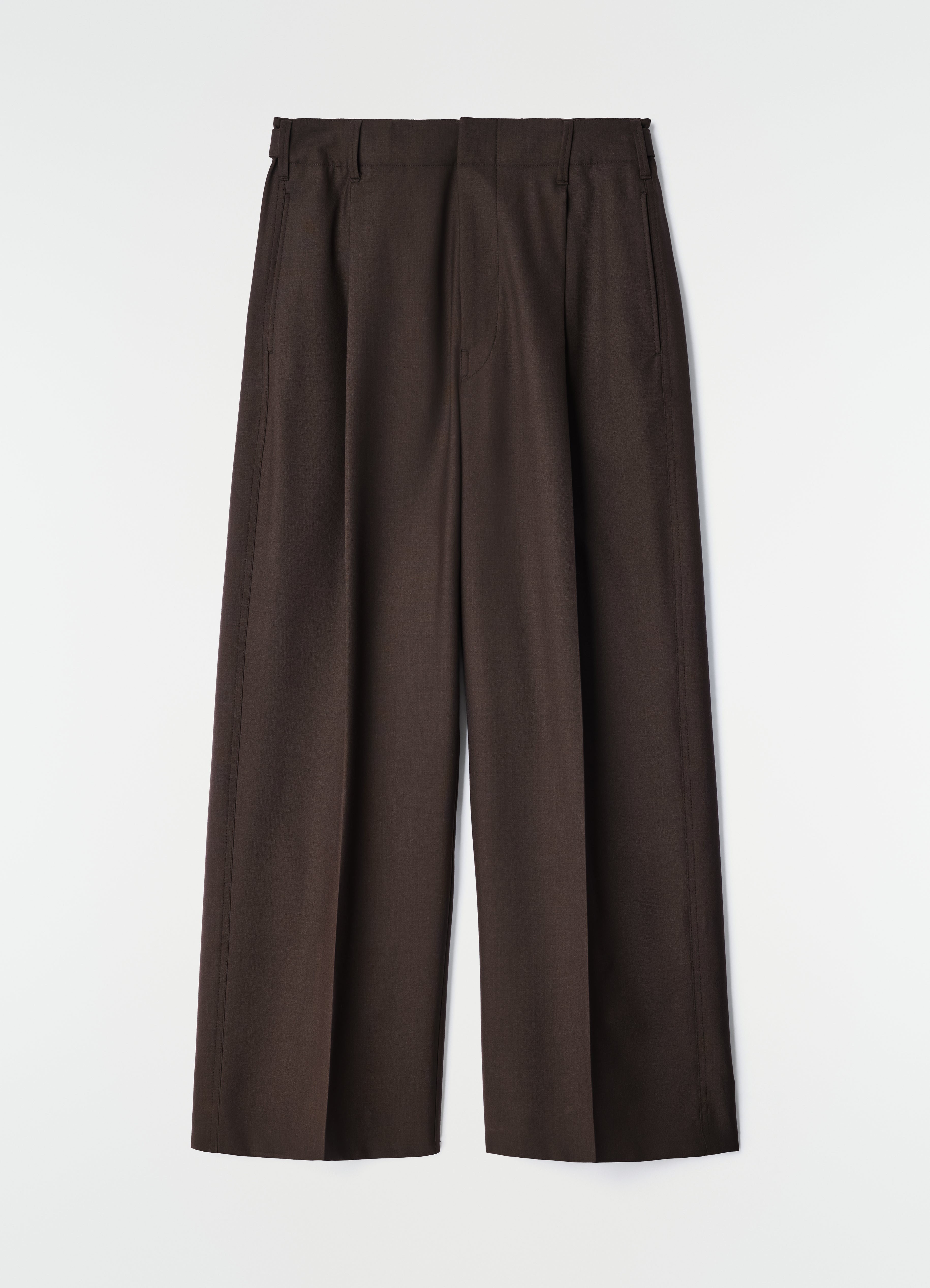 SINGLE PLEAT TAILORED PANTS