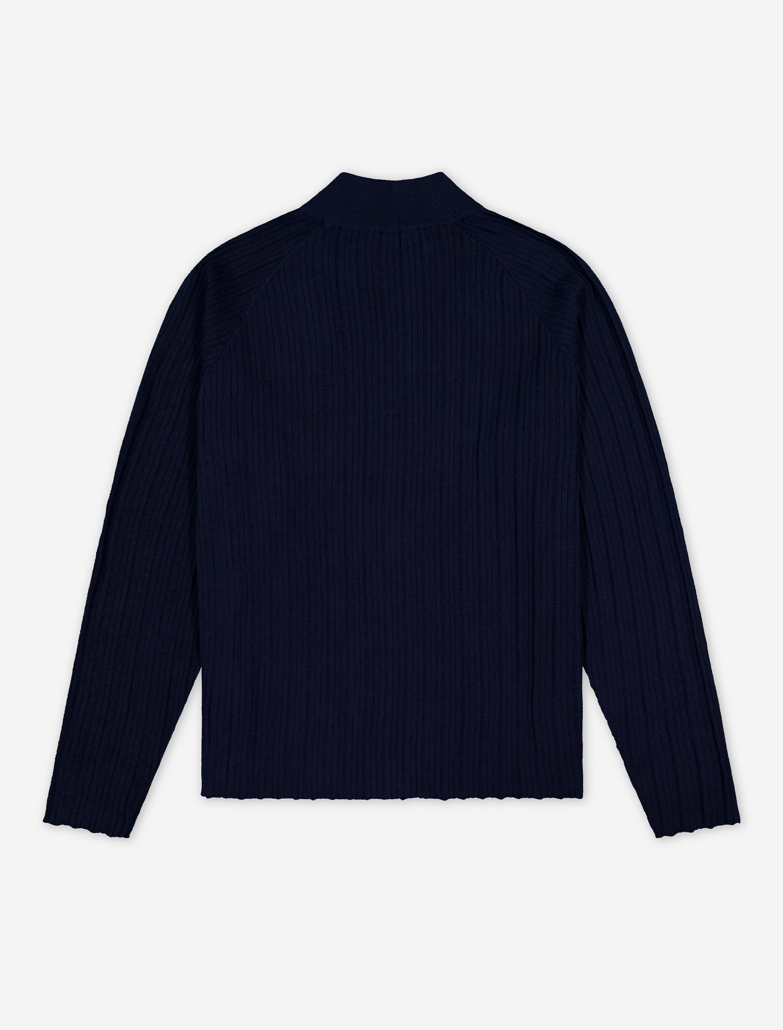 ZIP UP DROP KNIT