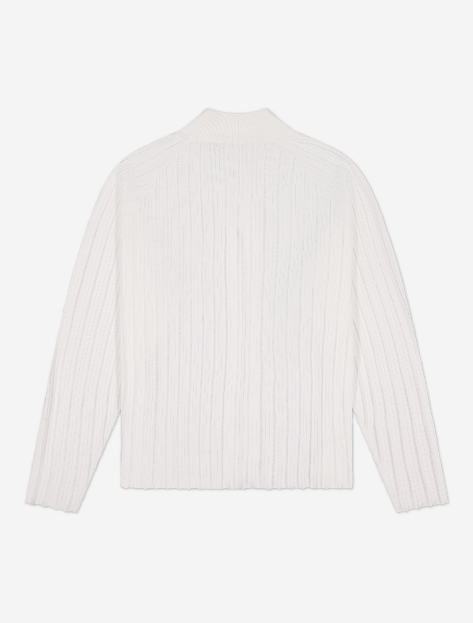 ZIP UP DROP KNIT